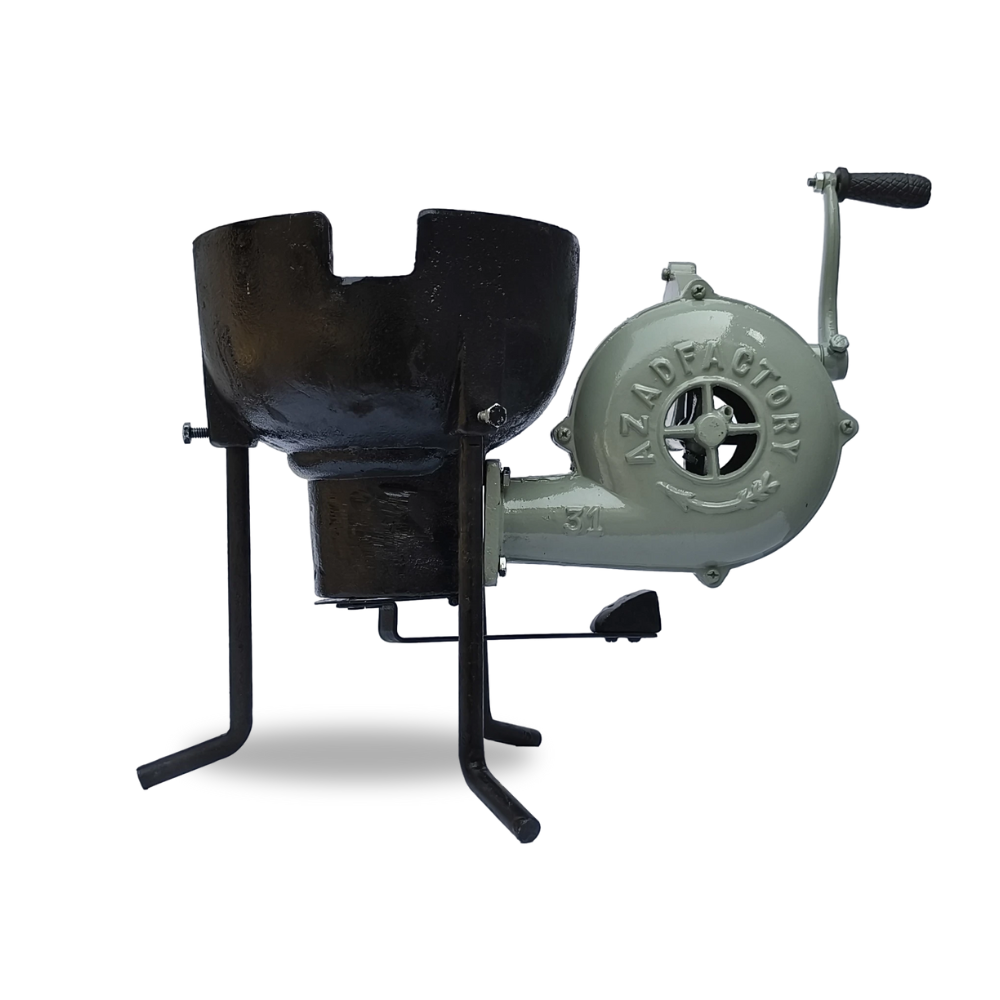 Aluminium Hand Blower Model No. 31 with Iron Furnace